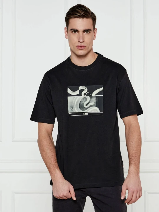 Zdjęcie produktu BOSS ORANGE T-shirt Te_Barragan | Regular Fit czarny