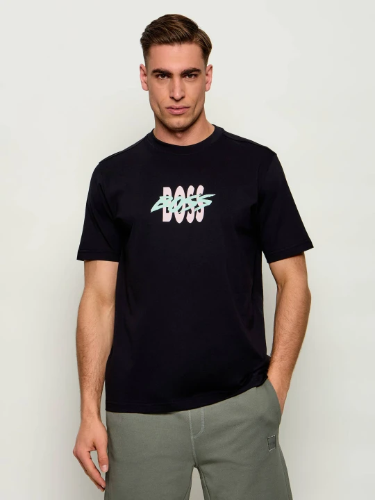 Zdjęcie produktu BOSS ORANGE T-shirt Te_Bass | Regular Fit czarny