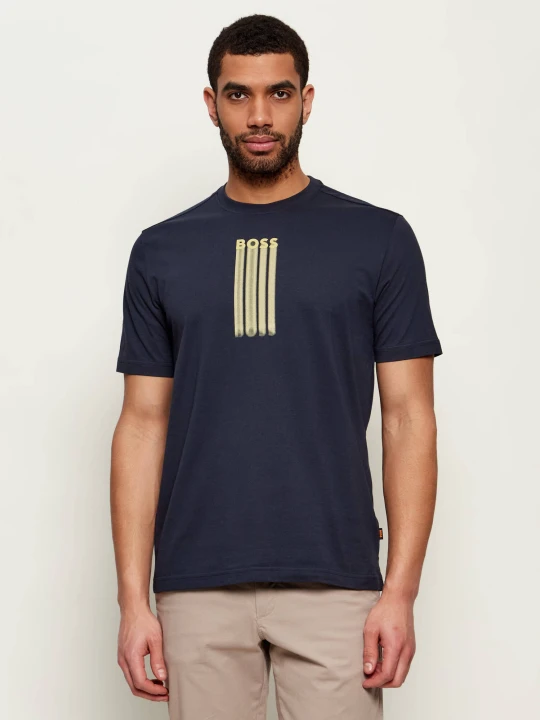 Zdjęcie produktu BOSS ORANGE T-shirt Te_Bass | Regular Fit granatowy