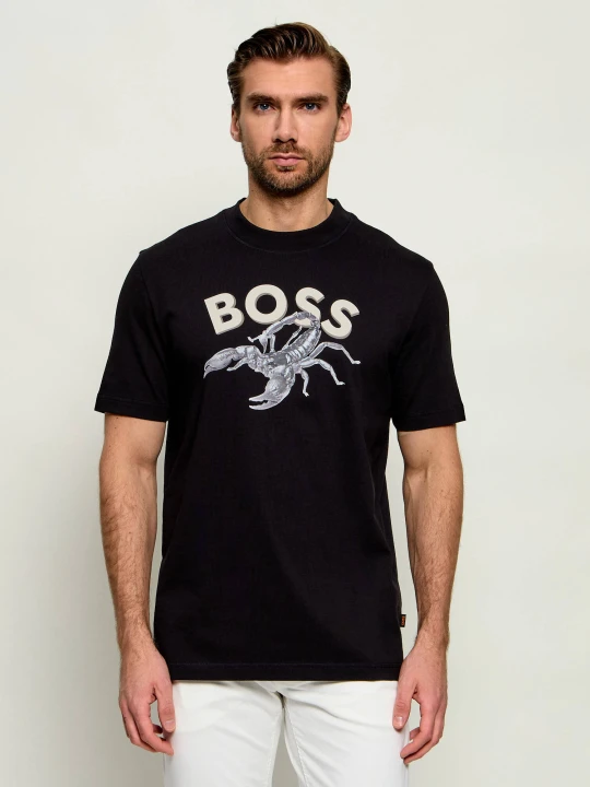 Zdjęcie produktu BOSS ORANGE T-shirt Te_Bossfish | Regular Fit czarny