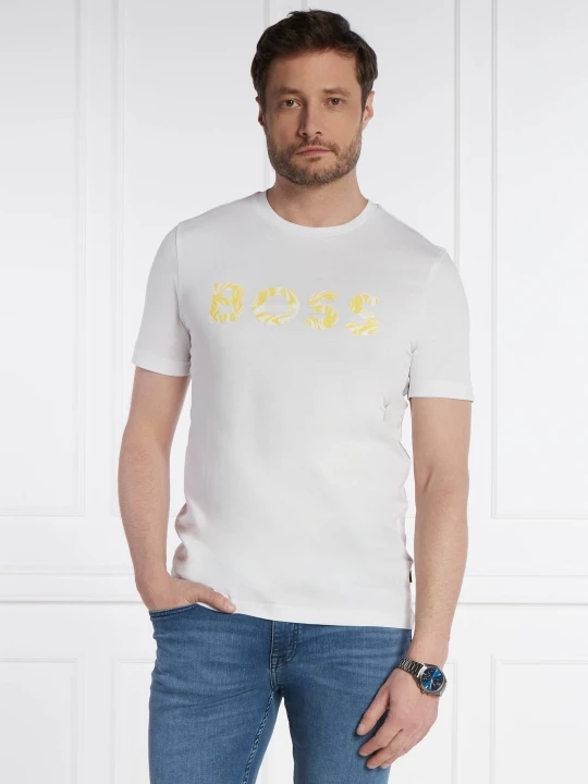 Zdjęcie produktu BOSS ORANGE T-shirt Te_Bossocean | Regular Fit biały