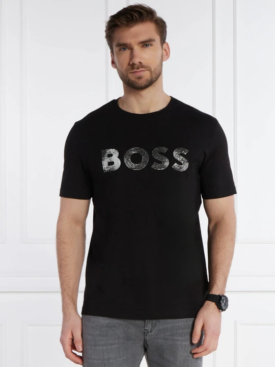 Zdjęcie produktu BOSS ORANGE T-shirt Te_Bossocean | Regular Fit czarny