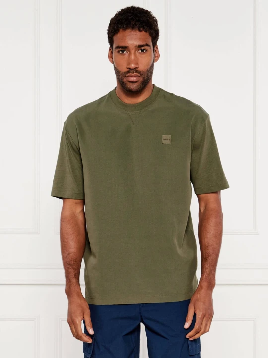 Zdjęcie produktu BOSS ORANGE T-shirt Te_cell | Relaxed fit zielony