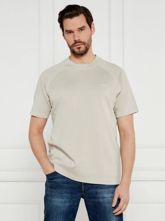 Zdjęcie produktu BOSS ORANGE T-shirt Te_Concrete | Regular Fit beżowy
