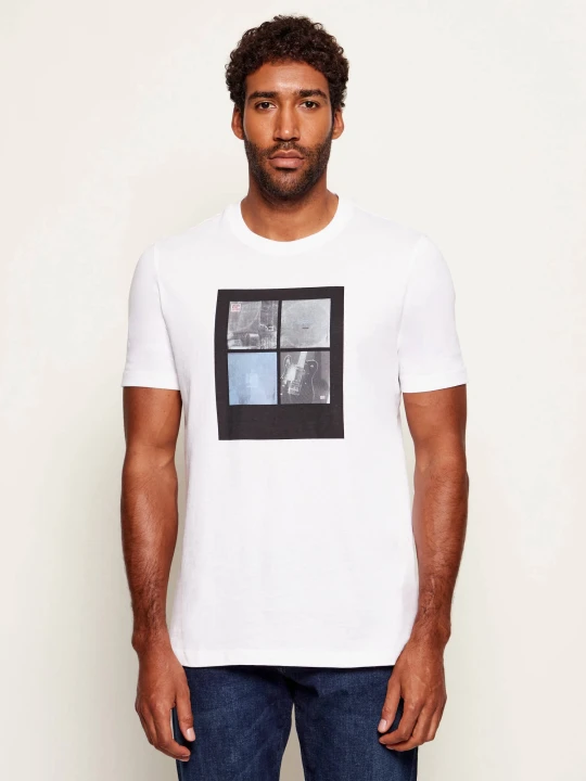 Zdjęcie produktu BOSS ORANGE T-shirt Te_Cover | Regular Fit biały