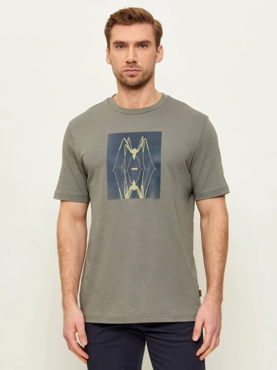 Zdjęcie produktu BOSS ORANGE T-shirt Te_Creature | Regular Fit zielony