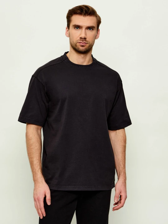 Zdjęcie produktu BOSS ORANGE T-shirt Te_Dye | Oversize fit czarny