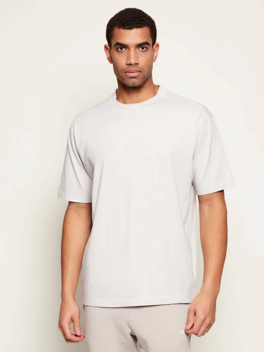 Zdjęcie produktu BOSS ORANGE T-shirt Te_Dye | Oversize fit popielaty