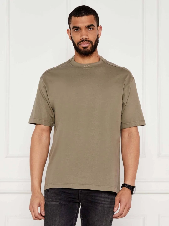 Zdjęcie produktu BOSS ORANGE T-shirt Te_Dye | Oversize fit khaki