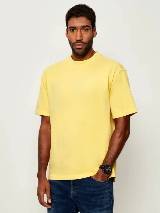 Zdjęcie produktu BOSS ORANGE T-shirt Te_Dye | Oversize fit żółty