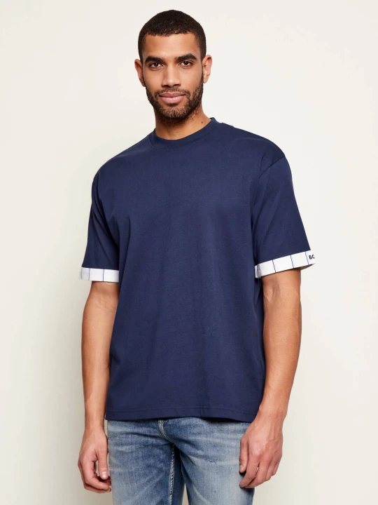 Zdjęcie produktu BOSS ORANGE T-shirt Te_exis | Relaxed fit granatowy
