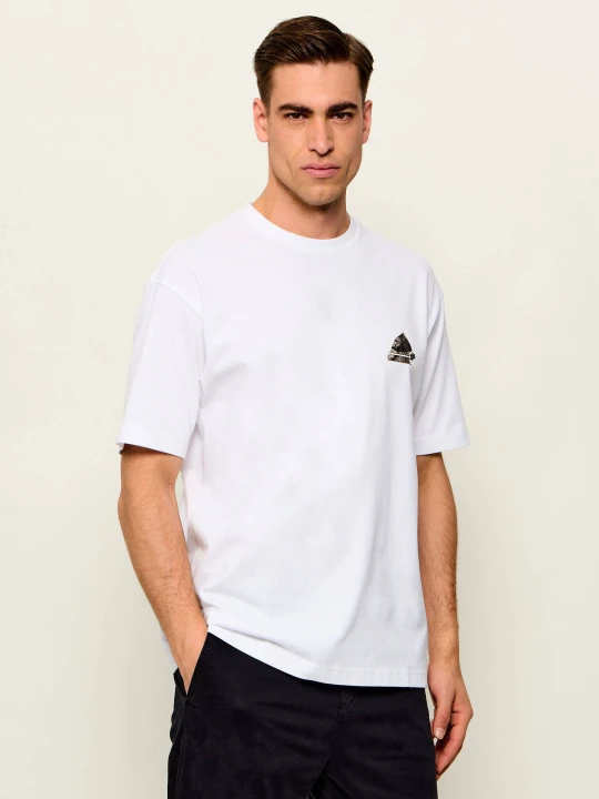 Zdjęcie produktu BOSS ORANGE T-shirt Te_Frame | Loose fit biały