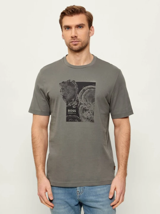 Zdjęcie produktu BOSS ORANGE T-shirt Te_Imprint | Regular Fit szary