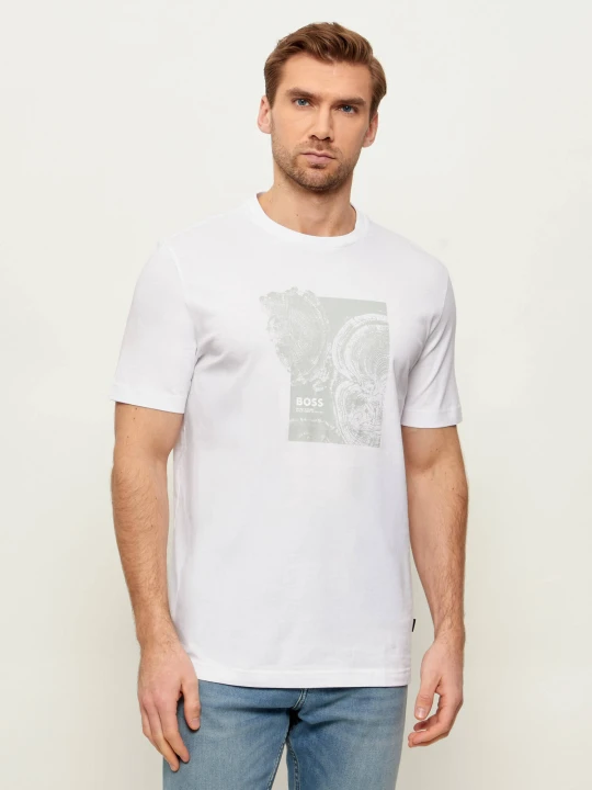 Zdjęcie produktu BOSS ORANGE T-shirt Te_Imprint | Regular Fit biały