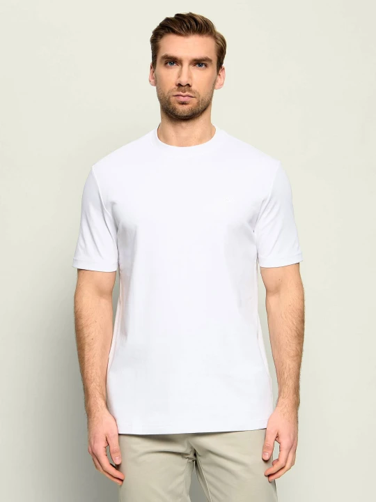 Zdjęcie produktu BOSS ORANGE T-shirt Te_interlock | Regular Fit biały