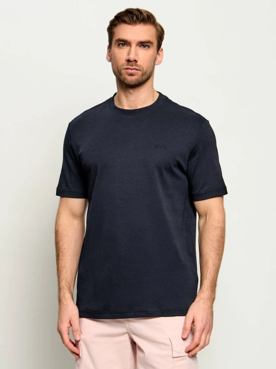 Zdjęcie produktu BOSS ORANGE T-shirt Te_interlock | Regular Fit granatowy