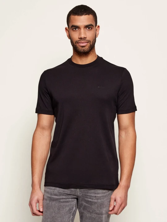 Zdjęcie produktu BOSS ORANGE T-shirt Te_interlock | Regular Fit czarny