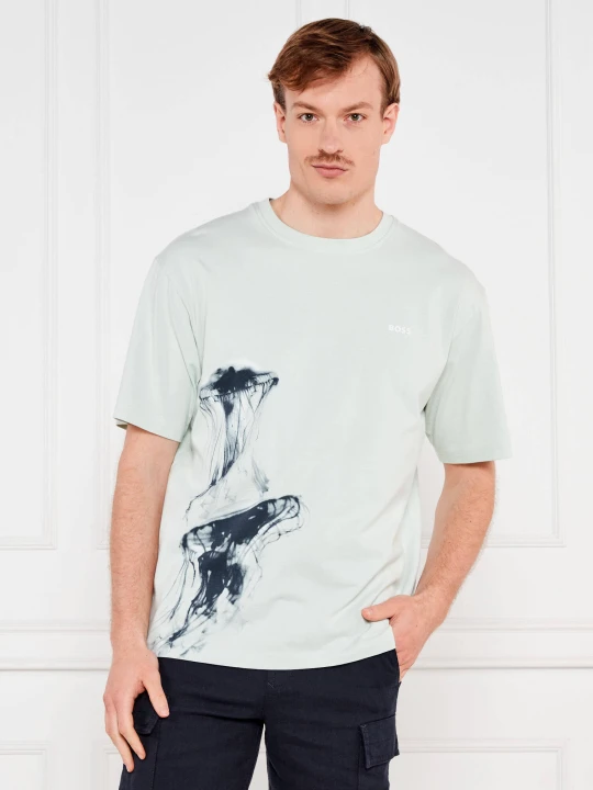 Zdjęcie produktu BOSS ORANGE T-shirt Te_Jellyfish | Relaxed fit miętowy