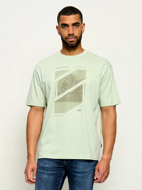 Zdjęcie produktu BOSS ORANGE T-shirt Te_Journey | Loose fit miętowy