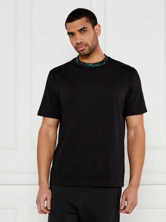 Zdjęcie produktu BOSS ORANGE T-shirt Te_JungleCollar | Relaxed fit czarny