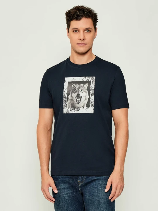 Zdjęcie produktu BOSS ORANGE T-shirt Te_lupo | Regular Fit granatowy