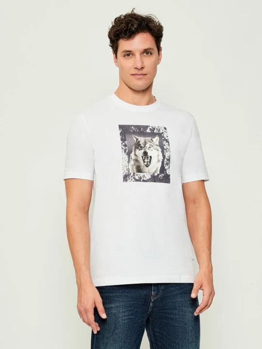 Zdjęcie produktu BOSS ORANGE T-shirt Te_lupo | Regular Fit biały