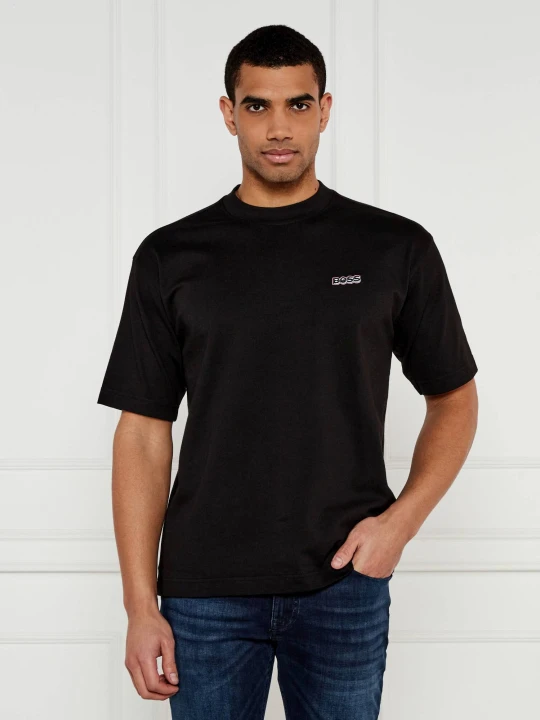 Zdjęcie produktu BOSS ORANGE T-shirt Te_Mixdenim | Loose fit czarny