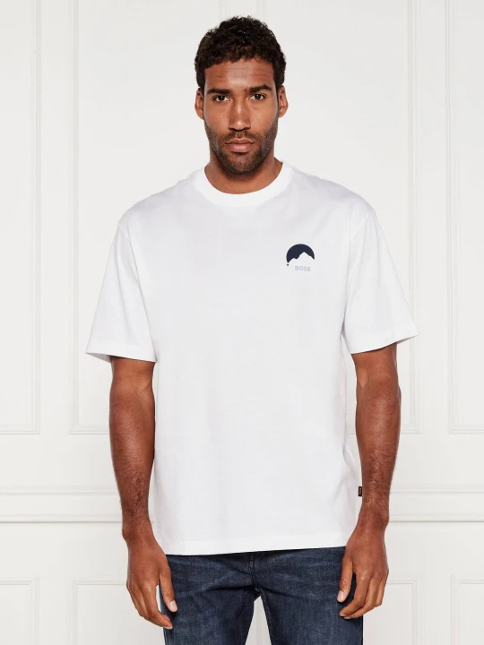 Zdjęcie produktu BOSS ORANGE T-shirt Te_move | Relaxed fit biały