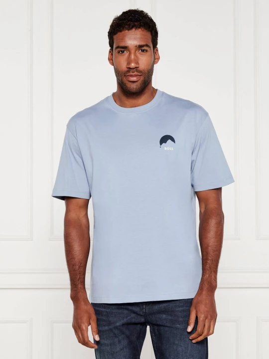 Zdjęcie produktu BOSS ORANGE T-shirt Te_move | Relaxed fit niebieski