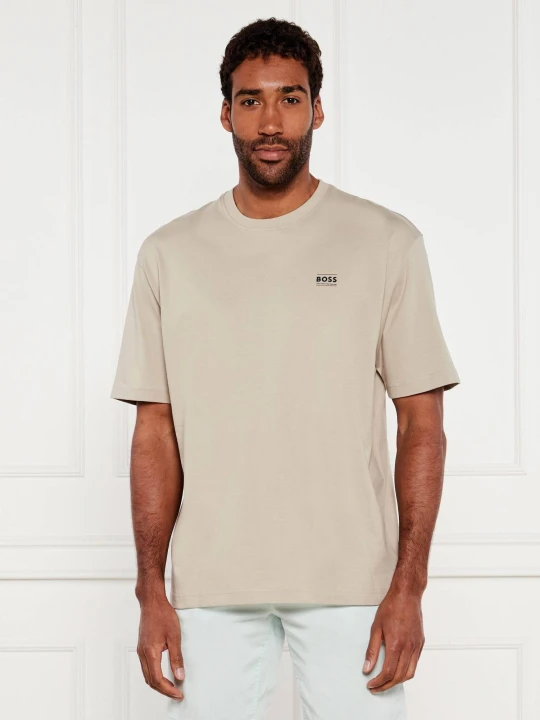Zdjęcie produktu BOSS ORANGE T-shirt Te_move | Relaxed fit beżowy