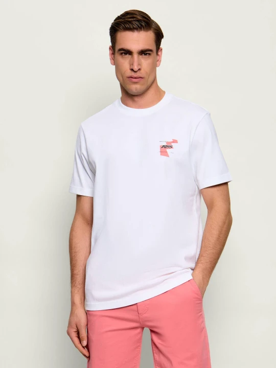 Zdjęcie produktu BOSS ORANGE T-shirt Te_Movement | Relaxed fit biały