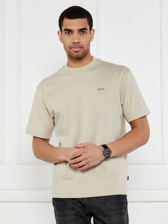 Zdjęcie produktu BOSS ORANGE T-shirt Te_Nowhere | Relaxed fit beżowy
