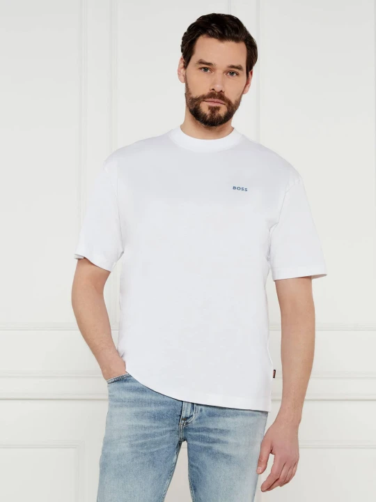 Zdjęcie produktu BOSS ORANGE T-shirt Te_numbers | Loose fit biały