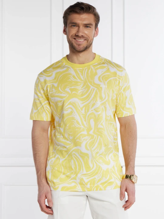 Zdjęcie produktu BOSS ORANGE T-shirt Te_Ocean | Relaxed fit żółty