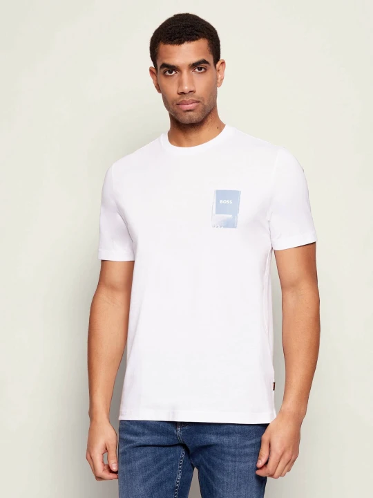 Zdjęcie produktu BOSS ORANGE T-shirt Te_Plain | Regular Fit biały