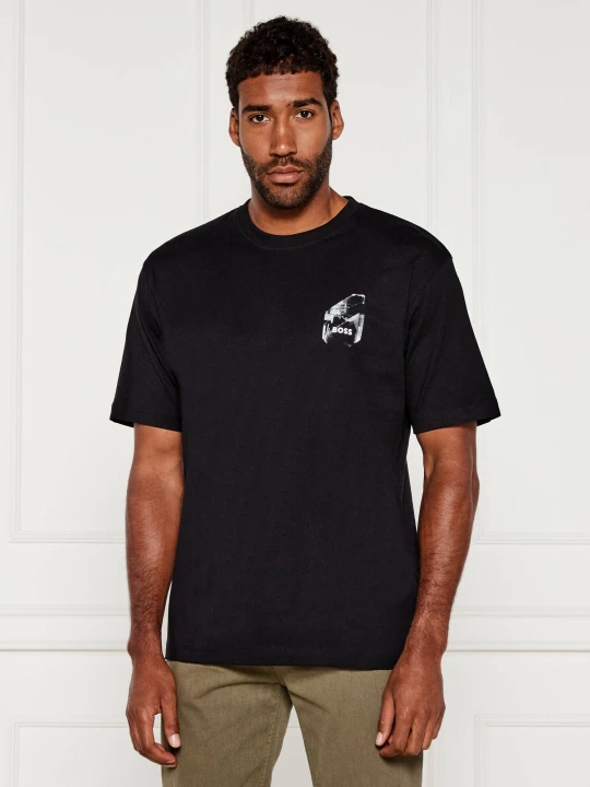 Zdjęcie produktu BOSS ORANGE T-shirt Te_section | Regular Fit czarny