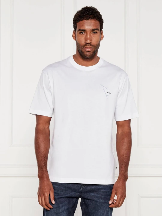 Zdjęcie produktu BOSS ORANGE T-shirt Te_section | Regular Fit biały