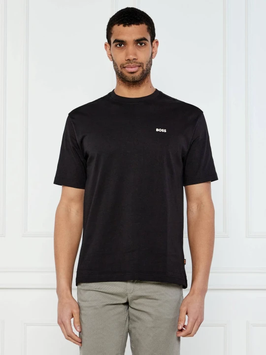 Zdjęcie produktu BOSS ORANGE T-shirt Te_surfaceshort | Loose fit czarny