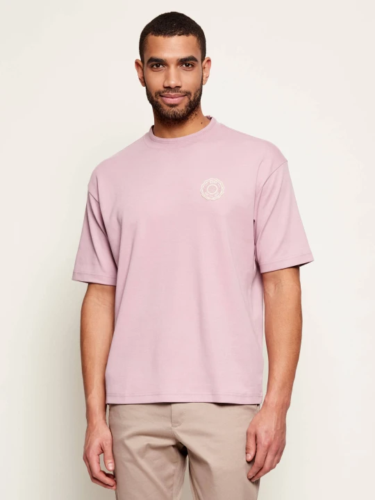 Zdjęcie produktu BOSS ORANGE T-shirt Te_Varsity | Loose fit różowy