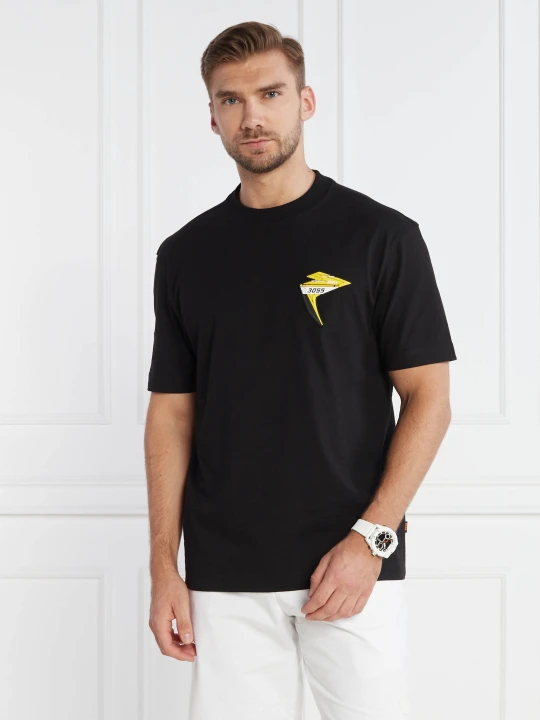 Zdjęcie produktu BOSS ORANGE T-shirt TeeBikerGear | Relaxed fit czarny