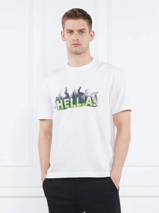 Zdjęcie produktu BOSS ORANGE T-shirt TeeFire | Oversize fit biały