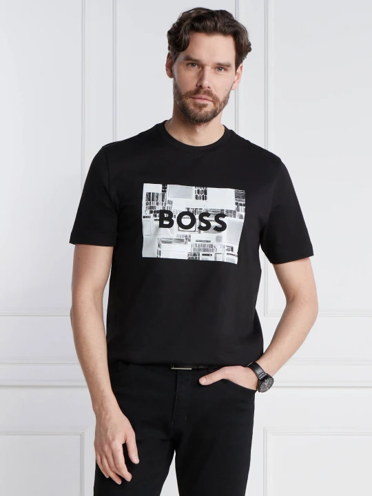 Zdjęcie produktu BOSS ORANGE T-shirt Teeheavyboss | Regular Fit czarny