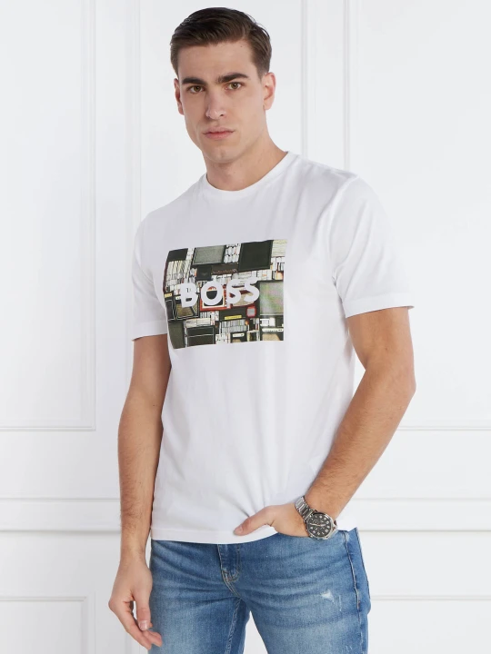 Zdjęcie produktu BOSS ORANGE T-shirt Teeheavyboss | Regular Fit biały