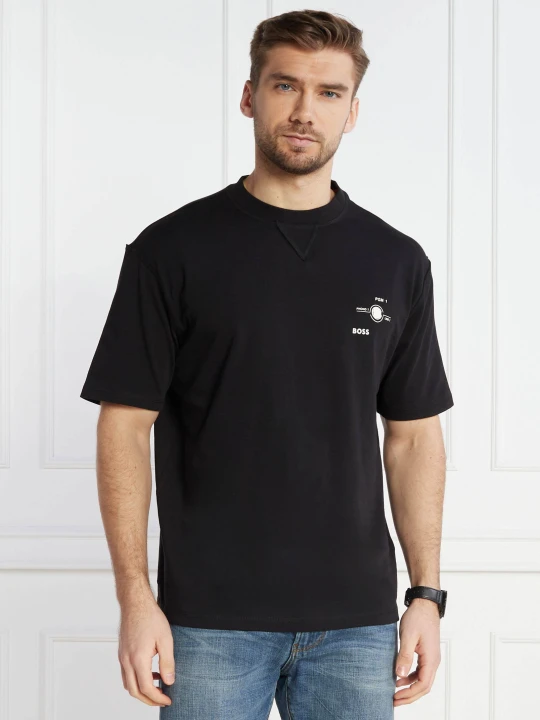 Zdjęcie produktu BOSS ORANGE T-shirt TeeMusicY2K | Regular Fit czarny