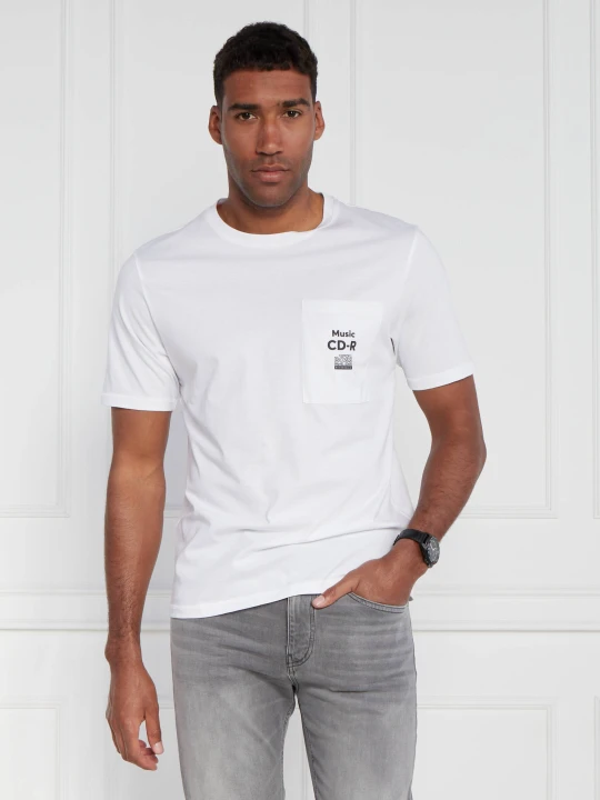 Zdjęcie produktu BOSS ORANGE T-shirt TeeVibes | Relaxed fit biały