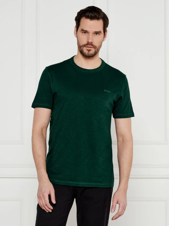 Zdjęcie produktu BOSS ORANGE T-shirt Tegood | Regular Fit butelkowa zieleń