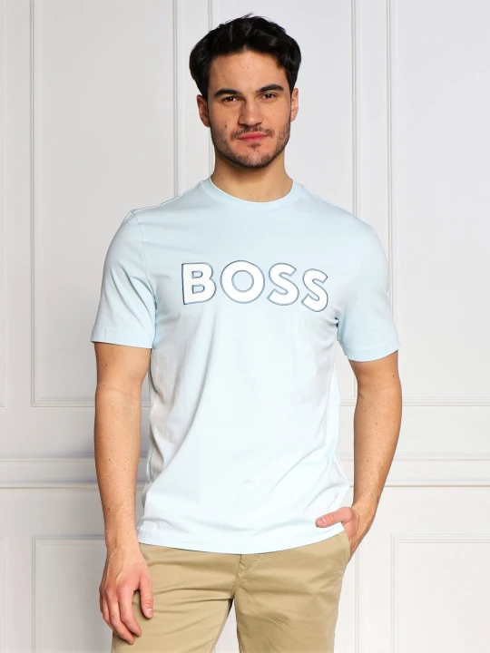Zdjęcie produktu BOSS ORANGE T-shirt Telogox | Regular Fit błękitny