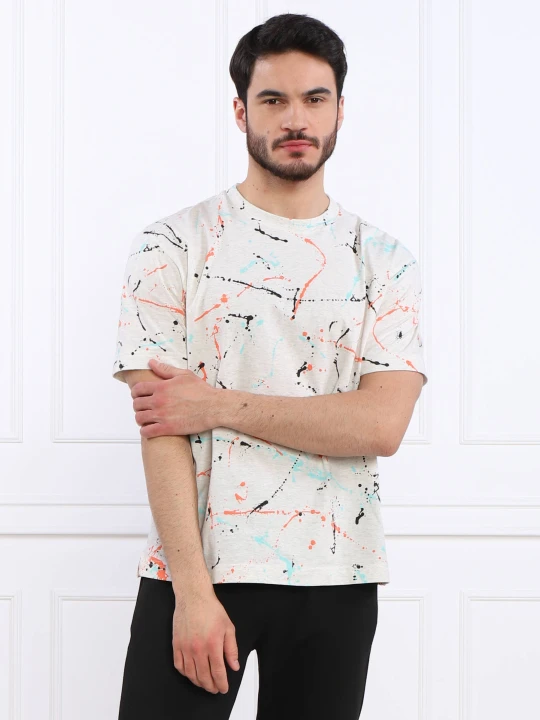 Zdjęcie produktu BOSS ORANGE T-shirt Tepaint | Relaxed fit szary