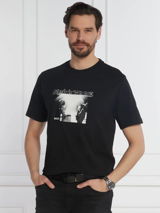 Zdjęcie produktu BOSS ORANGE T-shirt TeScorpion | Regular Fit czarny