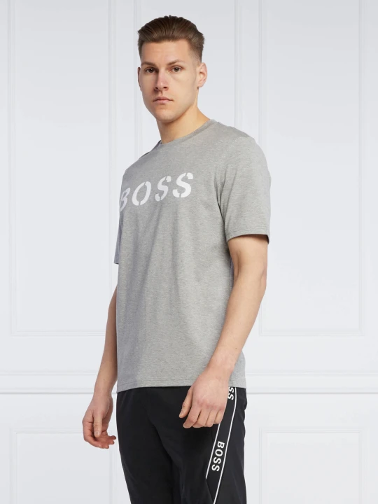 Zdjęcie produktu BOSS ORANGE T-shirt Tetry | Regular Fit szary